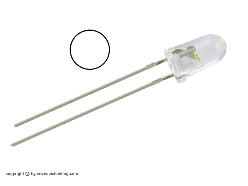 5mm LED weiss